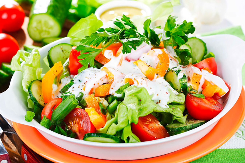 salad hoa quả